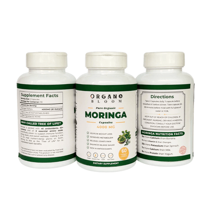 Natural Moringa capsules product