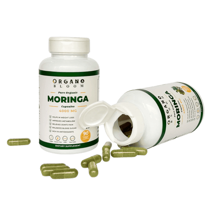 Pure Moringa supplement capsules