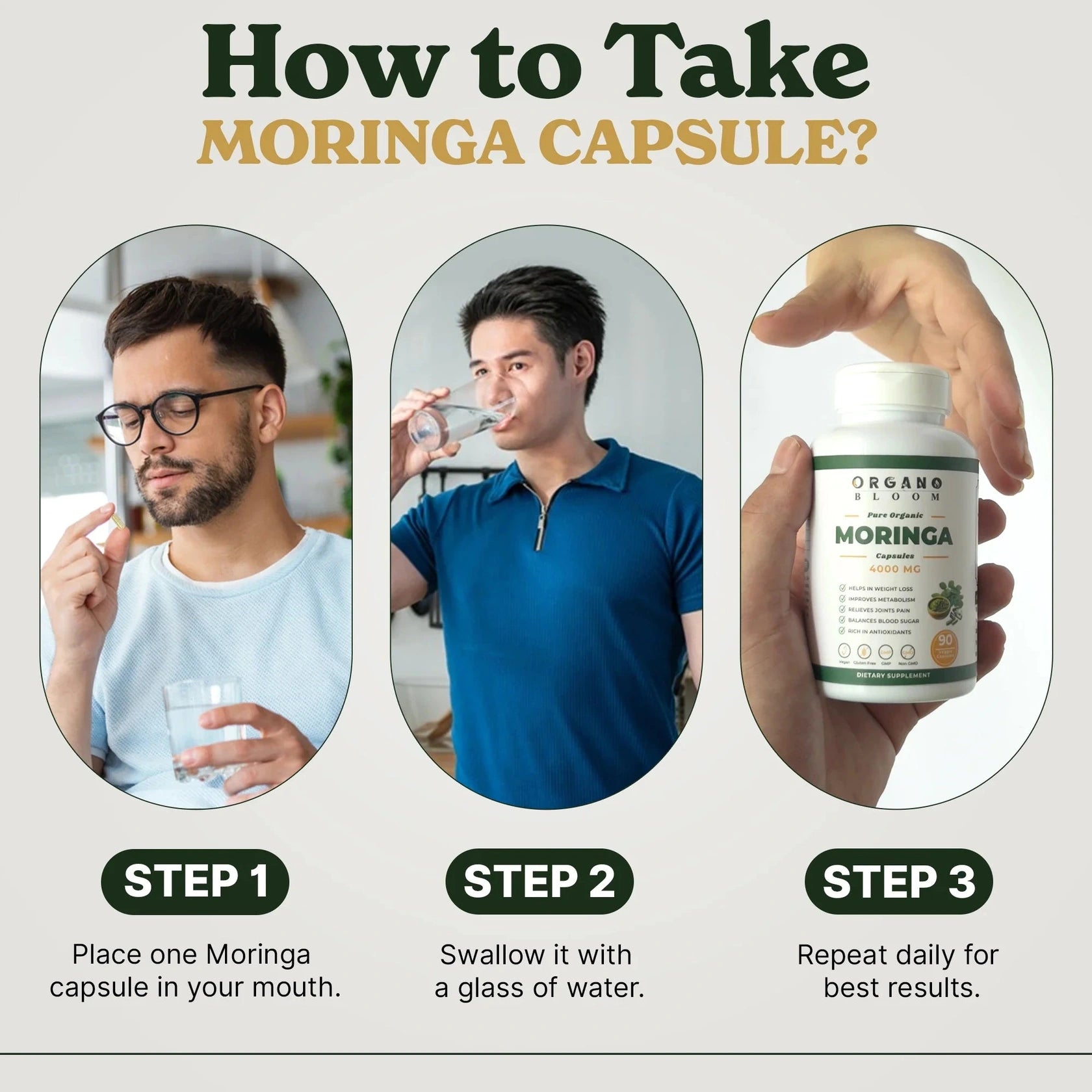 Moringa supplement for wellness