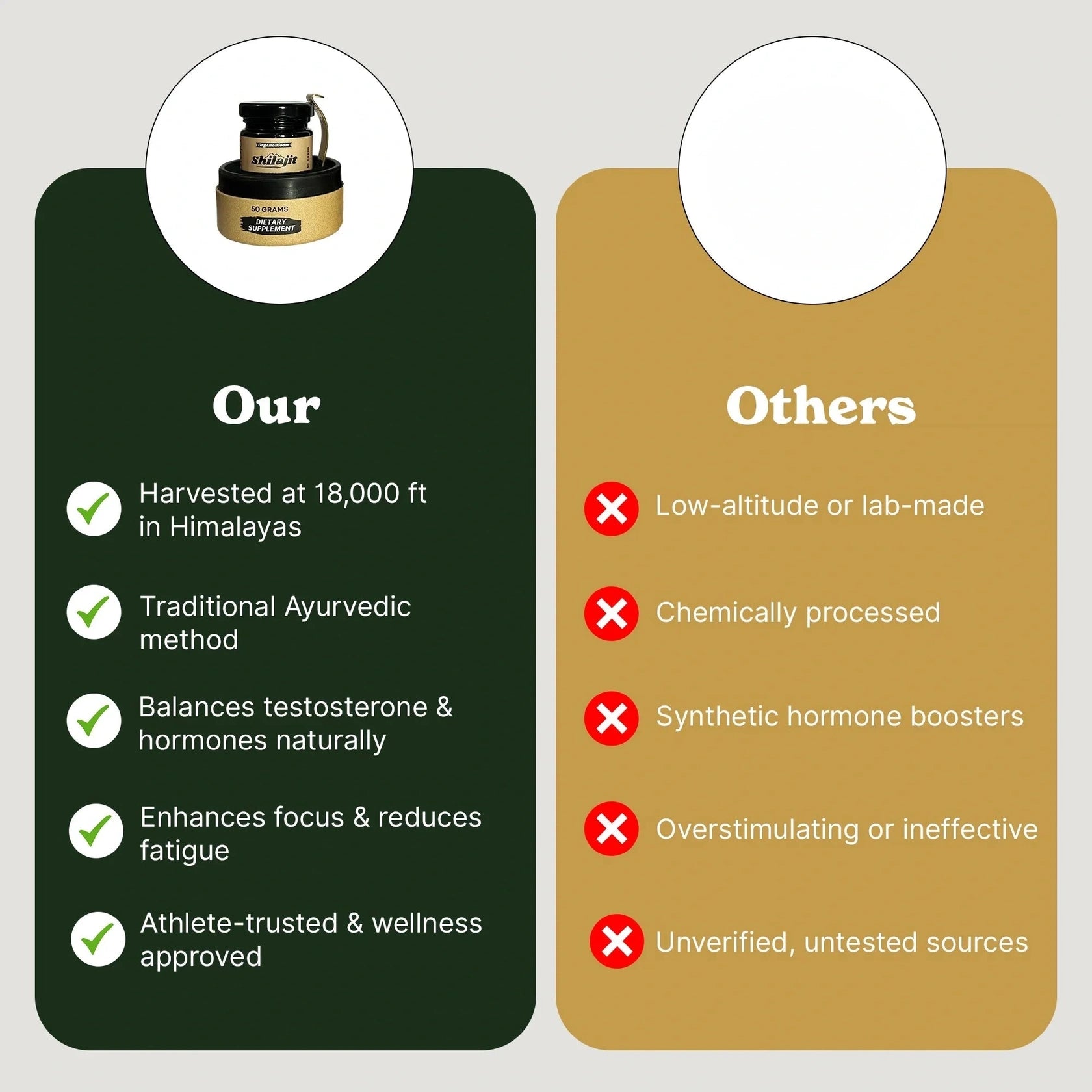 Authentic Shilajit Gold resin